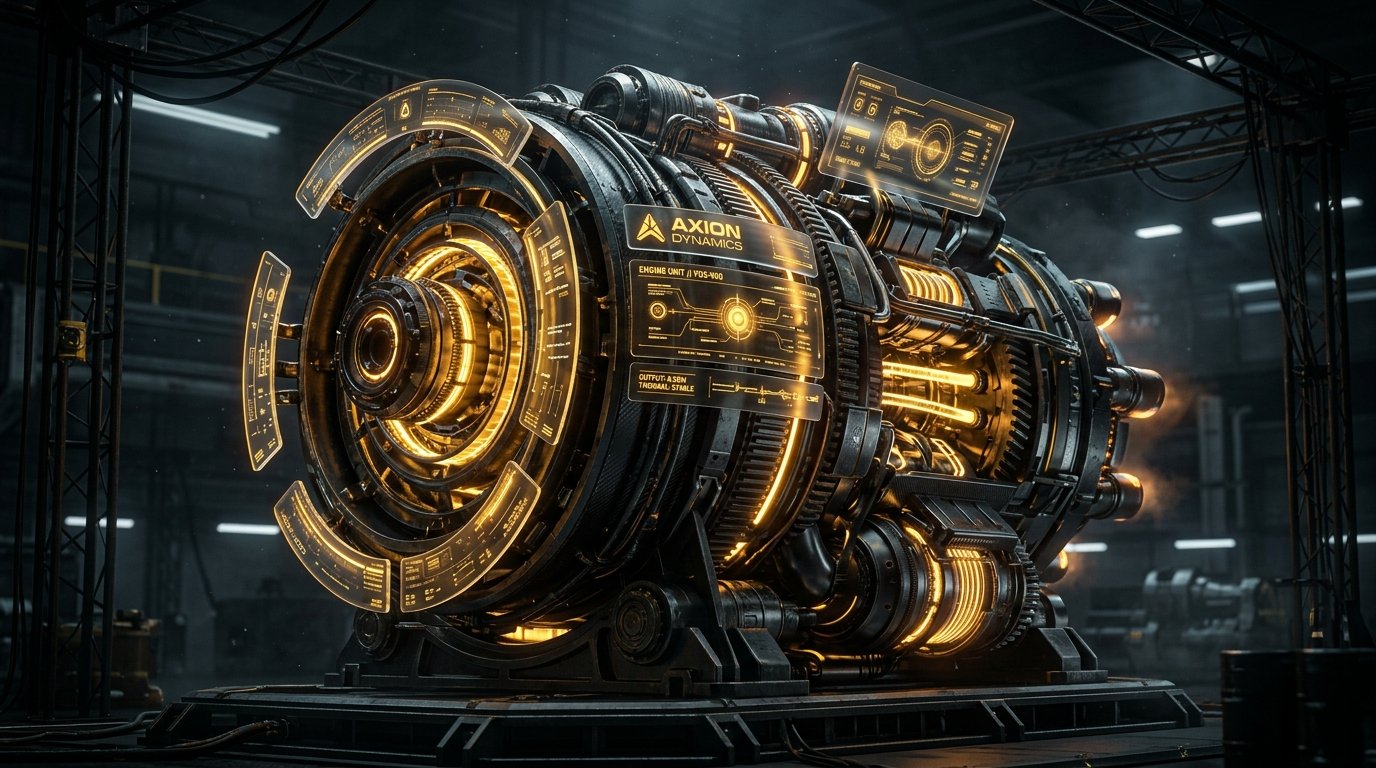 Futuristic Heavy Engine